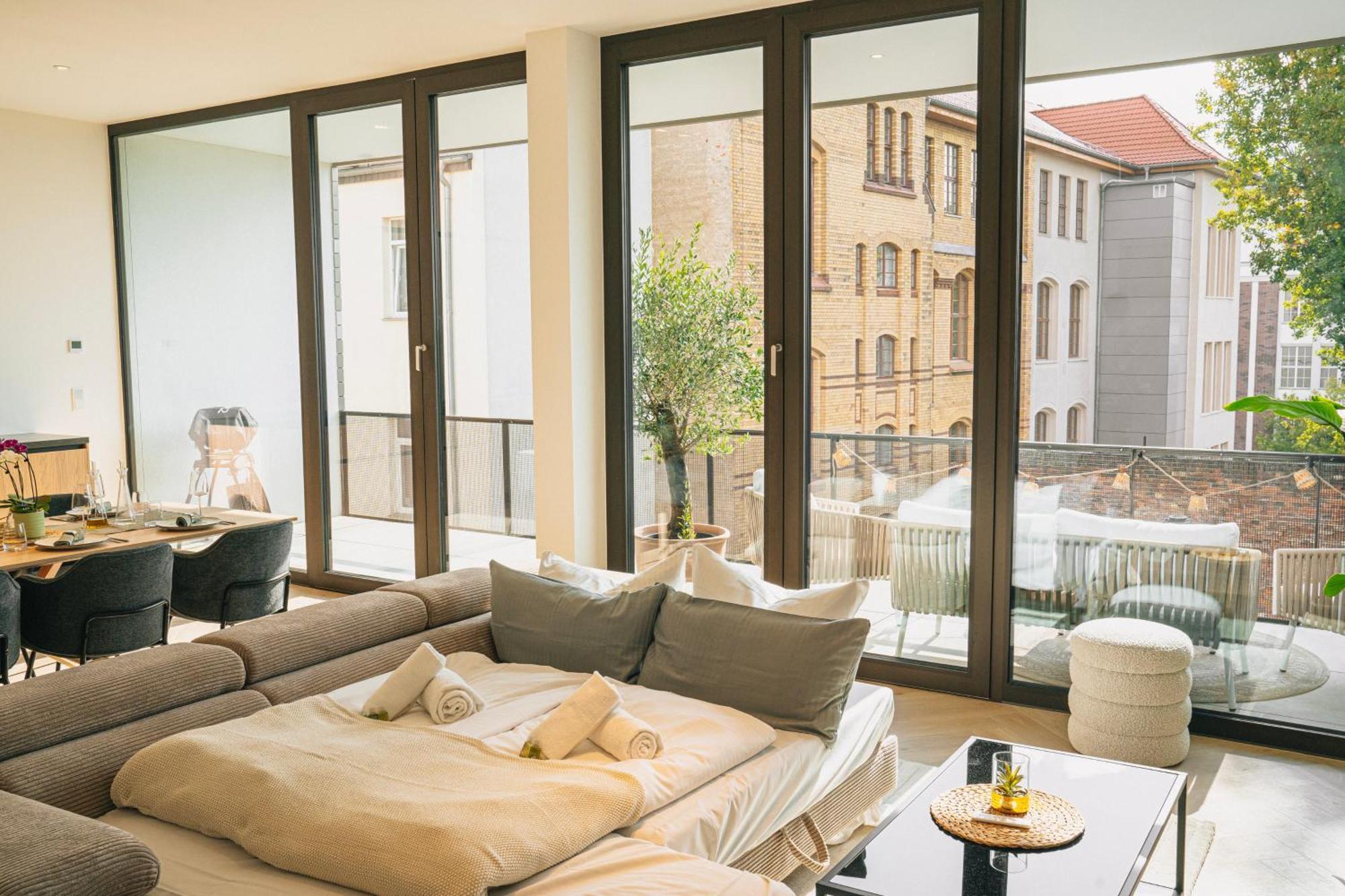 Rr - Penthouse - Luxe 105 Qm - Central - Wifi Magdeburk Exteriér fotografie